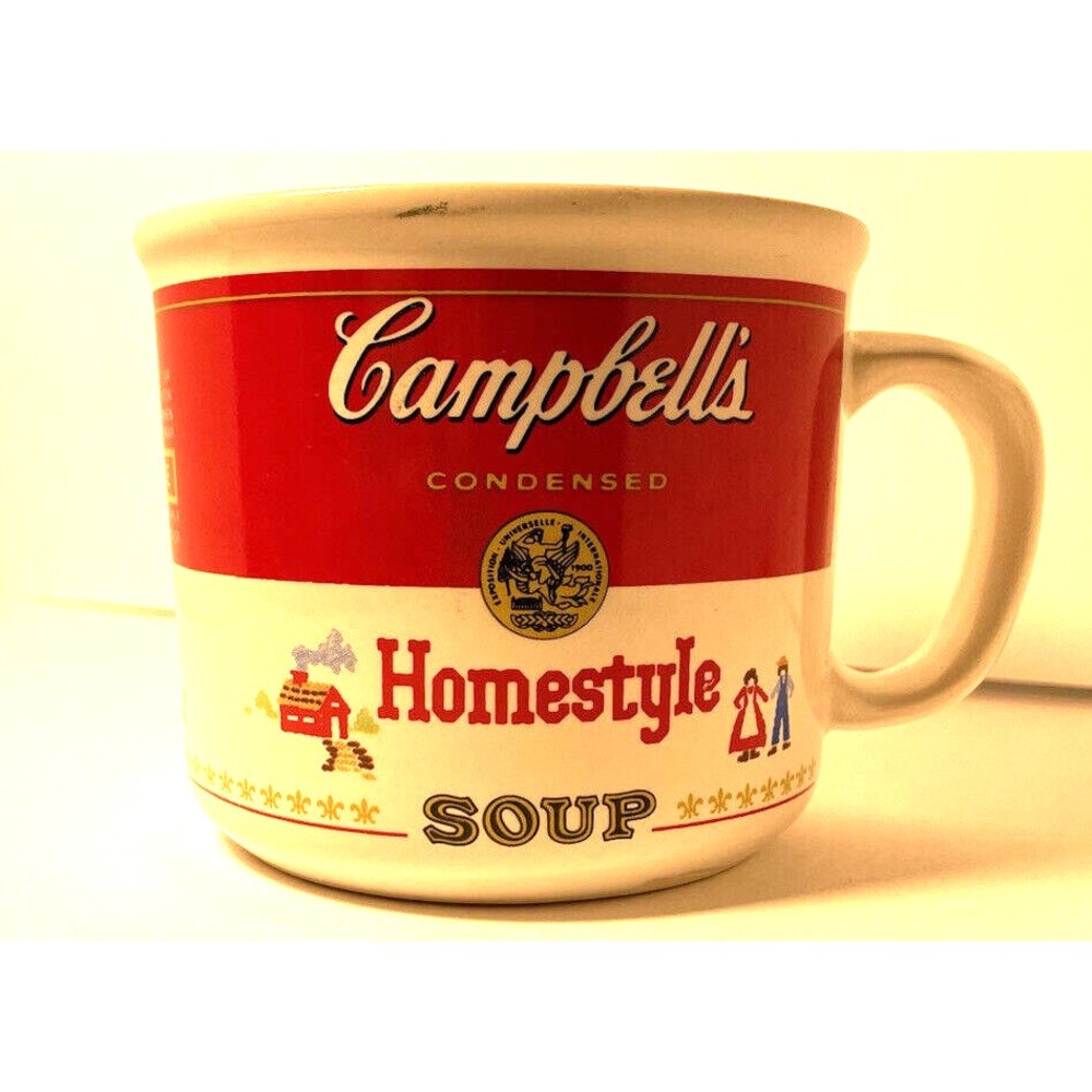 Campbell's Soup Mug Cup Vintage 1989 by Westwood "Homestyle" 14 oz M'mM'm Good!